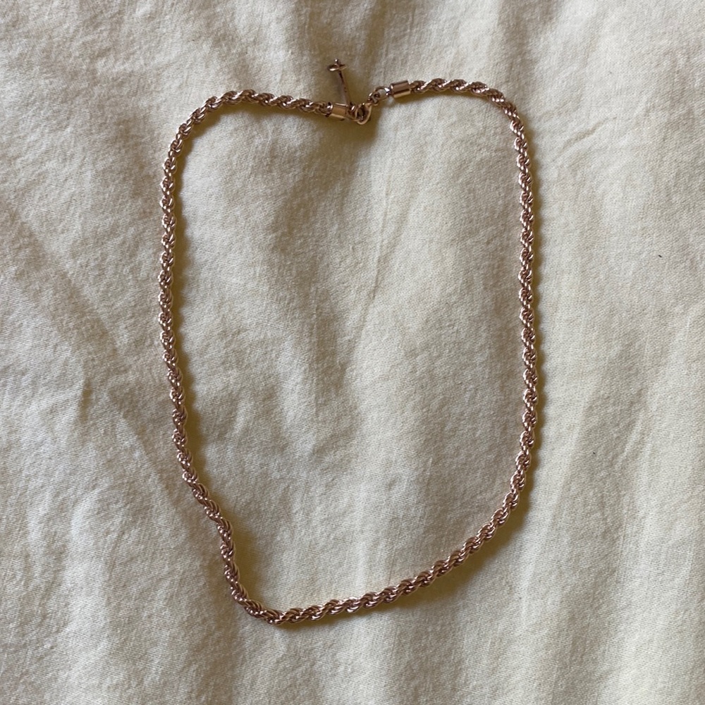 mejuri rope necklace